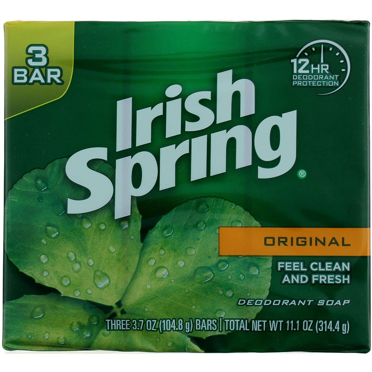 Irish Spring 3.75oz 3PK Original, Case of 36