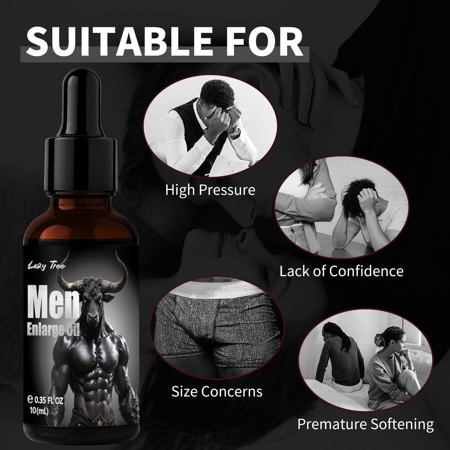 Men Enhancement Grow Oil, Extra Strength Massage Oil for Super Mens, PenI Health for Skin Hydration & Sensitivity for Men’s Health Moisturize Skin, sndg