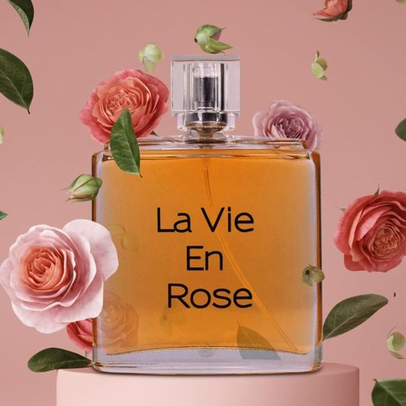 NovoGlow La Vie En Rose for Women - 3.4 Fl Oz Bottle - Scents with Finest Essential Oils & Flower Essence - Sweet Aromas of Iris Jasmine & Orange Blossom - Includes Suede Pouch for a Luxurious Touch