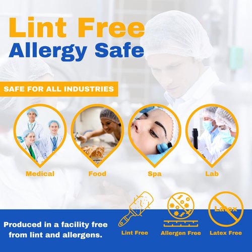 FRONTLINE Disposable Hairnets 100 Pack Hair Nets for Food Service Workers Hair Cap Surgical Bouffant Caps for Nurses Doctors for Men and Women (White, 21 Inch)