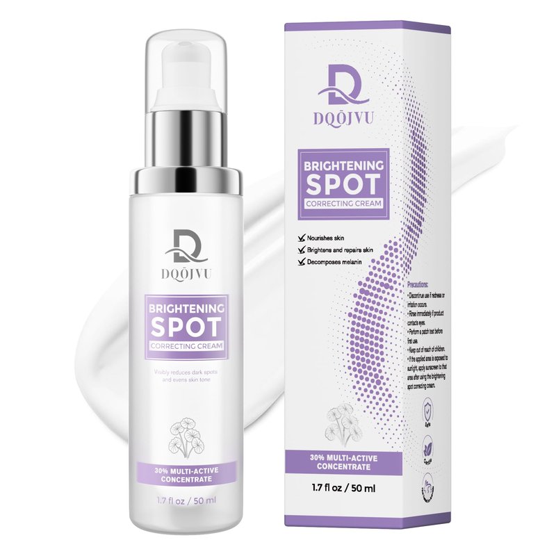 Dark Spot Remover for Face & Body, Corrects Sun Spots, Age Spots & Acne Marks, Skin Lightening Cream for Intimate Areas, Knees, Bikini Line, Tone Repair Formula for Women & Men (1.7 Fl Oz)
