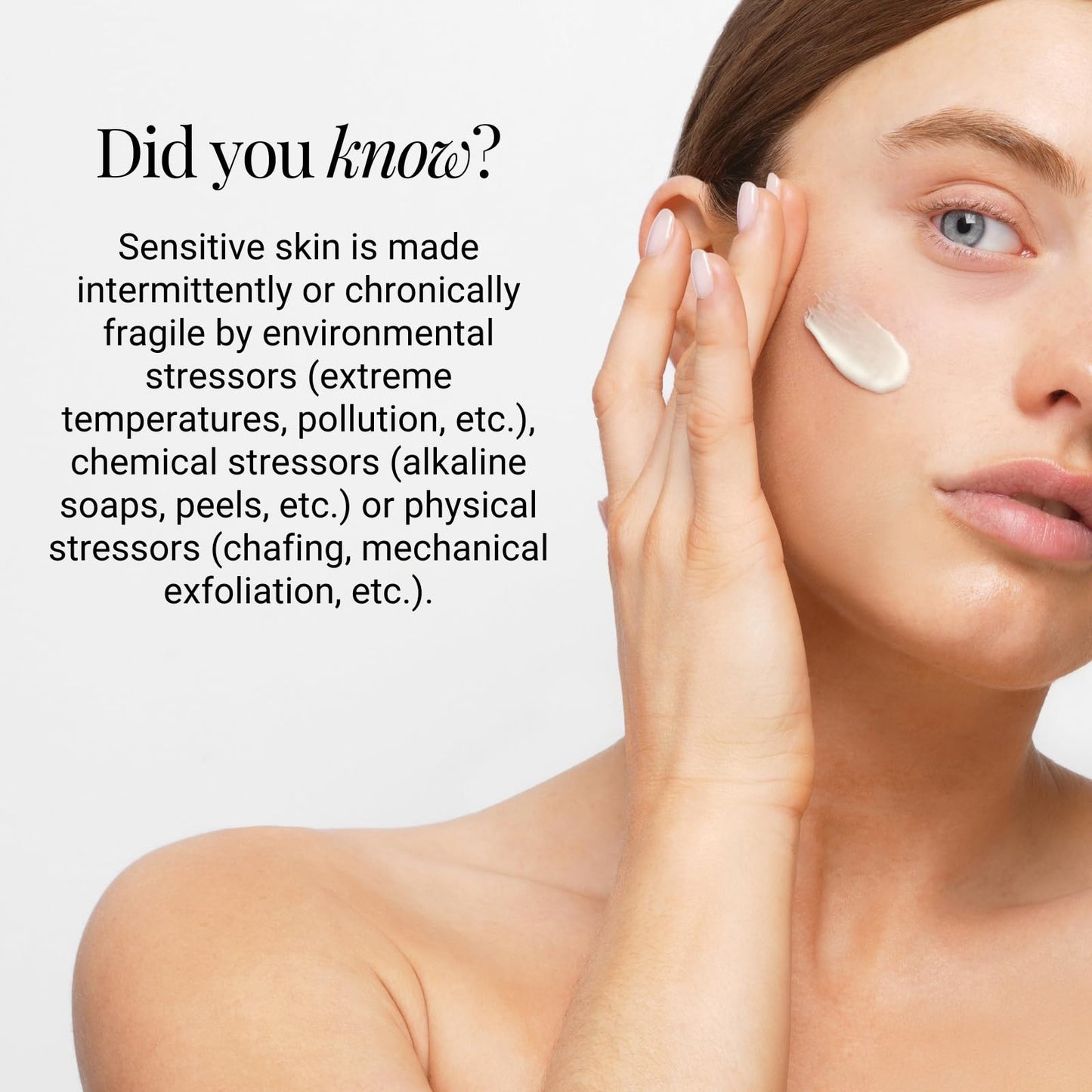 G.M. COLLIN Sensiderm Cream | Daily Face Moisturizer for Sensitive Skin | Hydrating Lotion to Help Reduce the Appearance of Redness
