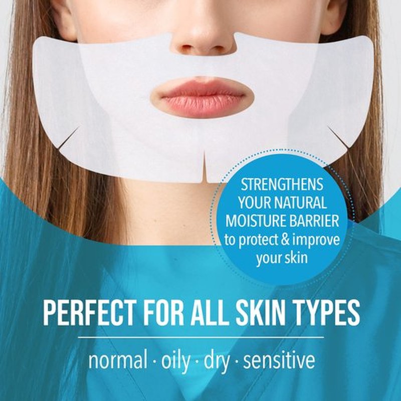 masque BAR Shield & Soothe Hydrogel Facial Mask, Korean Face Sheet Mask, Hydrating Sheet Mask, Calming Moisture Mask with Aloe Vera, Skin Care for Prolonged Use of Safety Face Masks, Pack of 6
