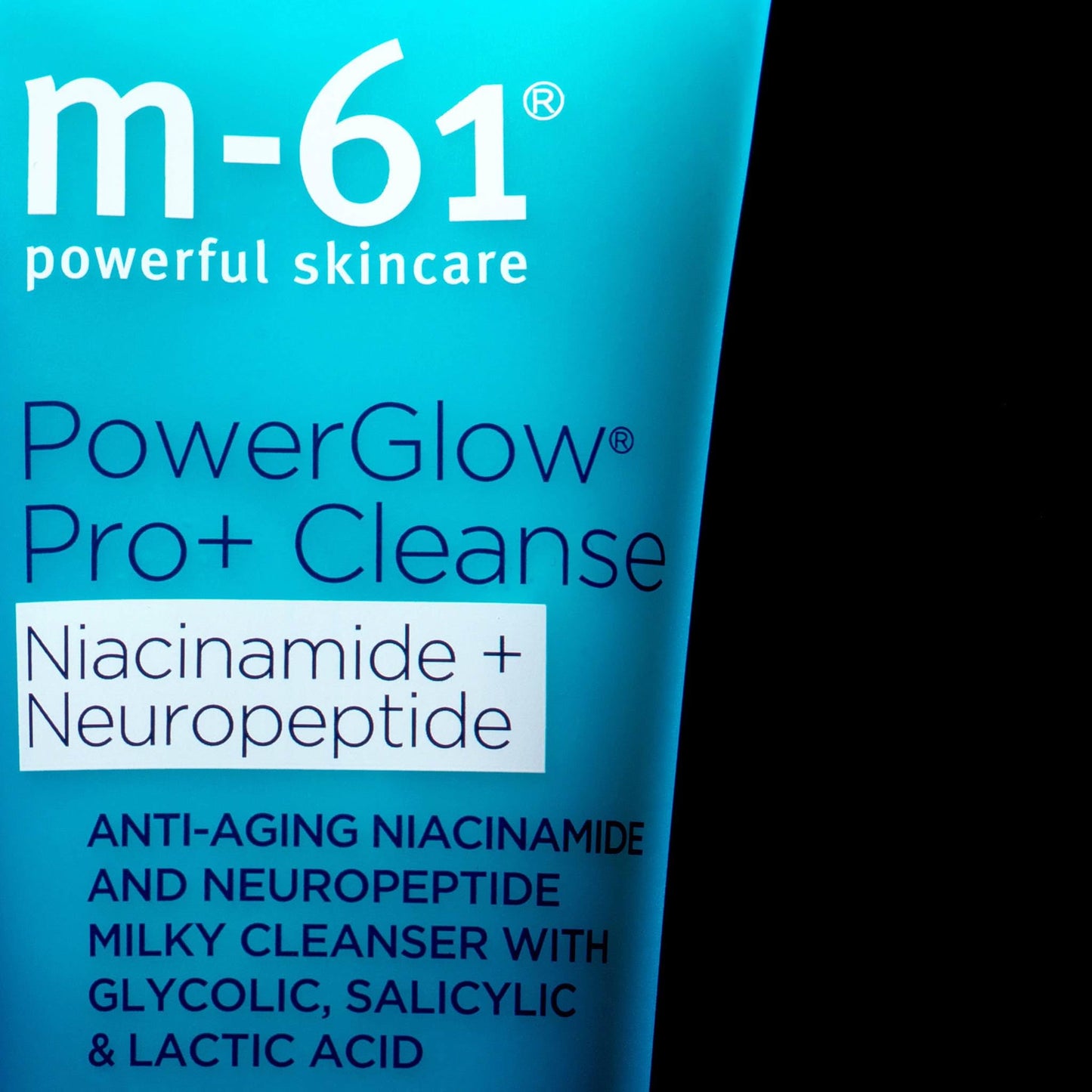 m-61 PowerGlow Pro+ Cleanse Deep Cleansing Exfoliating Face Wash, 4 Fl. Oz