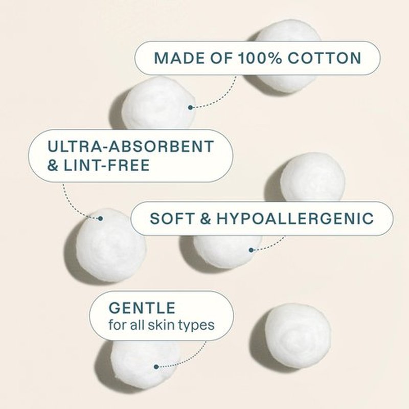 Cliganic Super Jumbo Cotton Balls (400 Count) - Hypoallergenic, Absorbent, Large Size, 100% Pure (Packaging May Vary)