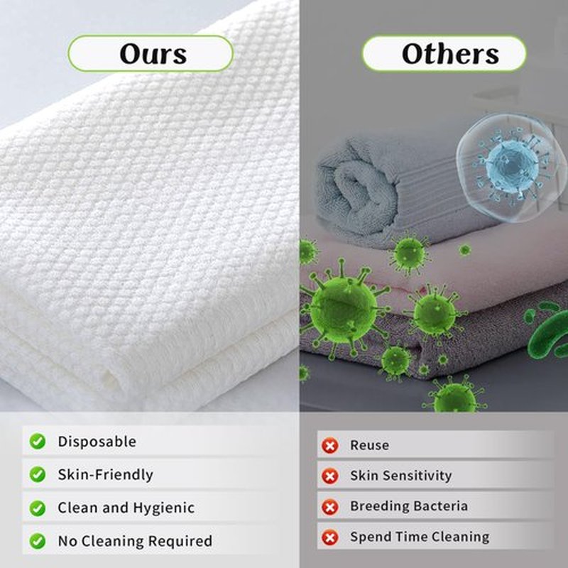 Upgrade Disposable Towels for Salon, 50 pcs Disposable Salon Towels, Disposable Hair Towels for Salon, Disposable Hair Salon Towels, Disposable Towels for Body, Disposable Salon Towels 31.5X 16in