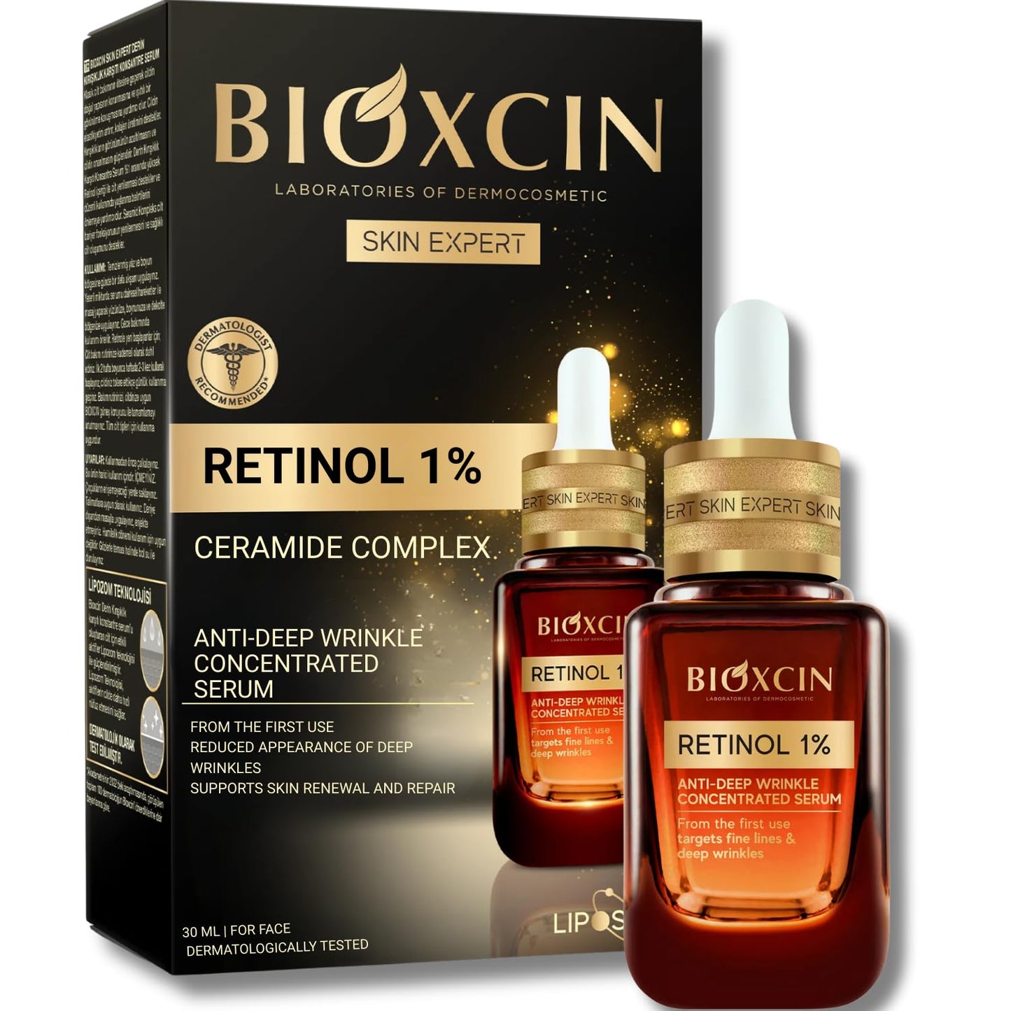 Bioxcin Retinol Serum%1 30 Ml - Derin Kırışıklık Karşıtı Seramid Complex