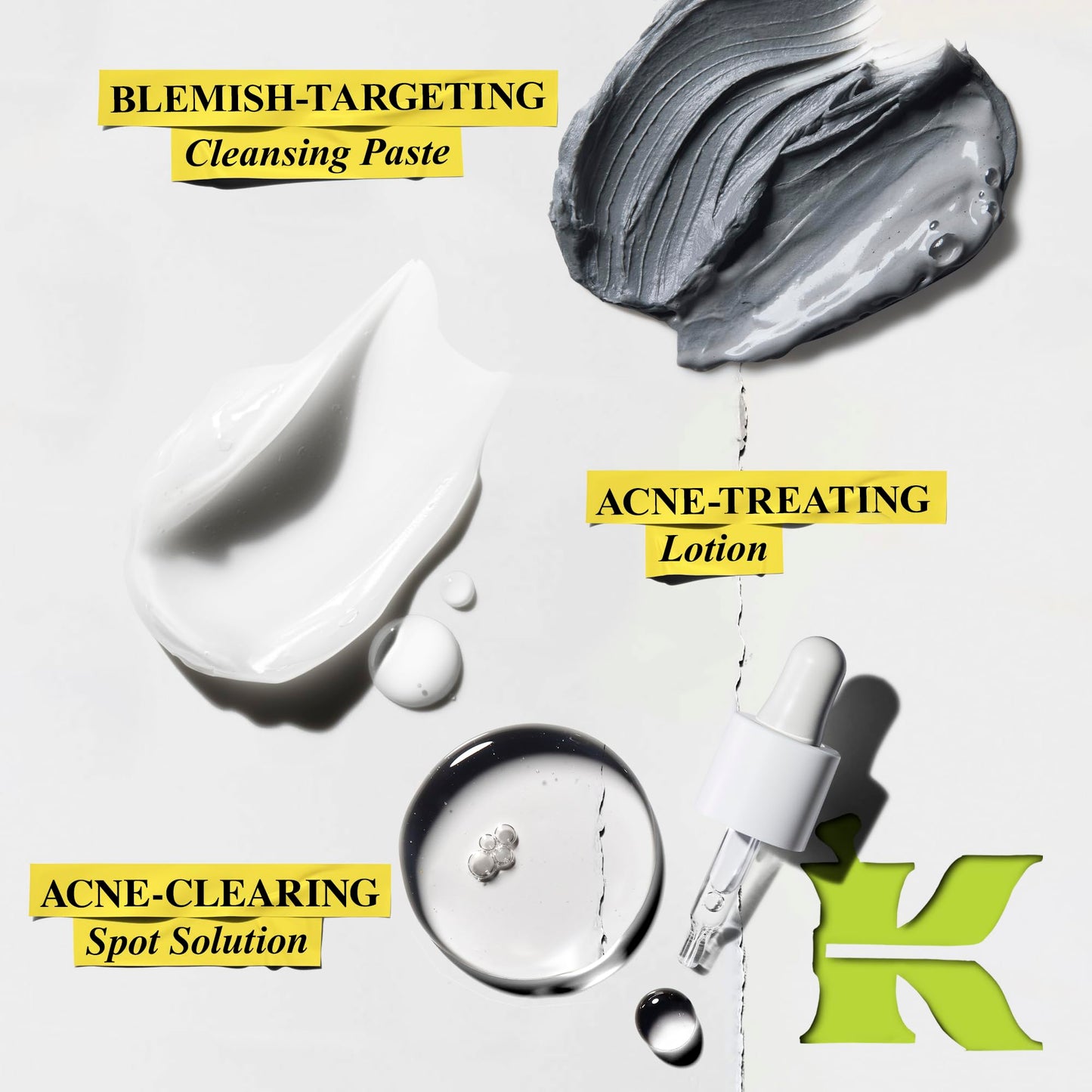 Kiehl's Acne Skincare Routine Gift Set, $98 Value, Includes Face Wash, Pimple Patch, and Facial Cream, Clears Acne, Shrinks Pore Size, Helps Clear Whiteheads and Blackheads, Prevents Breakouts.