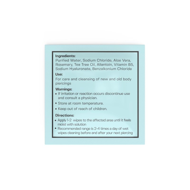 Piercing Aftercare Kit - Hypochlorous Acid Spray, Bump Oil & Wipes | Heal Keloids & Scars for Smooth Recovery