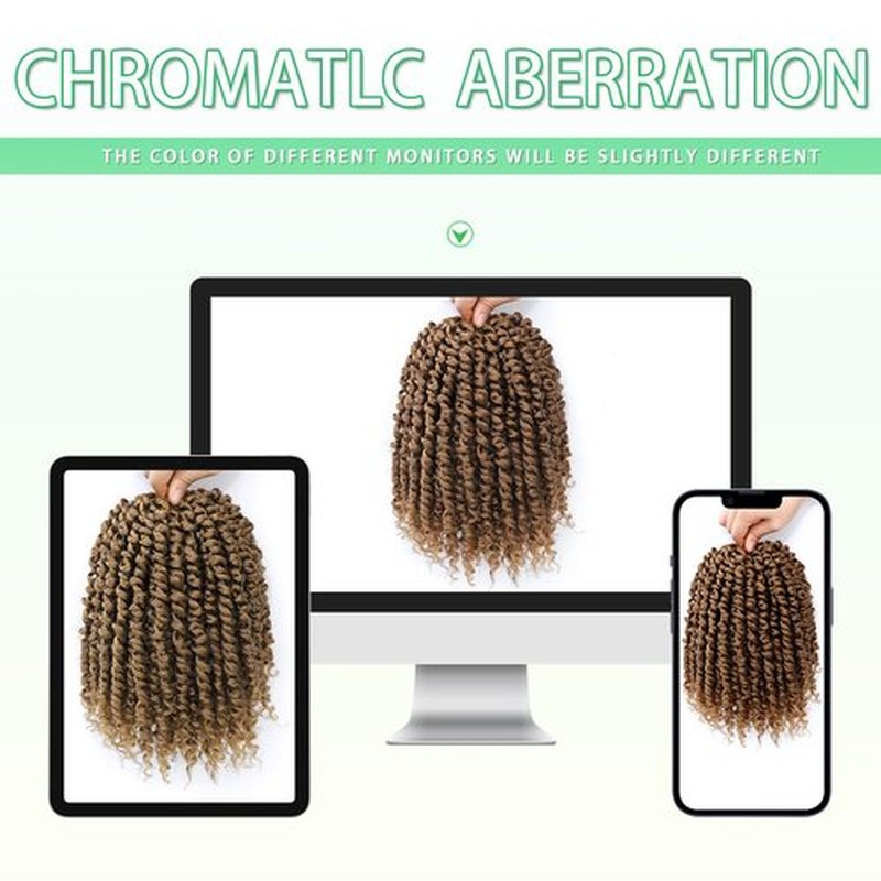 Passion Twist Crochet Hair 8Inch Passion Twist Hair 8 Packs Pre-Twisted Passion Twist Crochet Hair for Black Women Soft Passion Twist Curly Crochet Hair 8"(Pack of 8) 27#