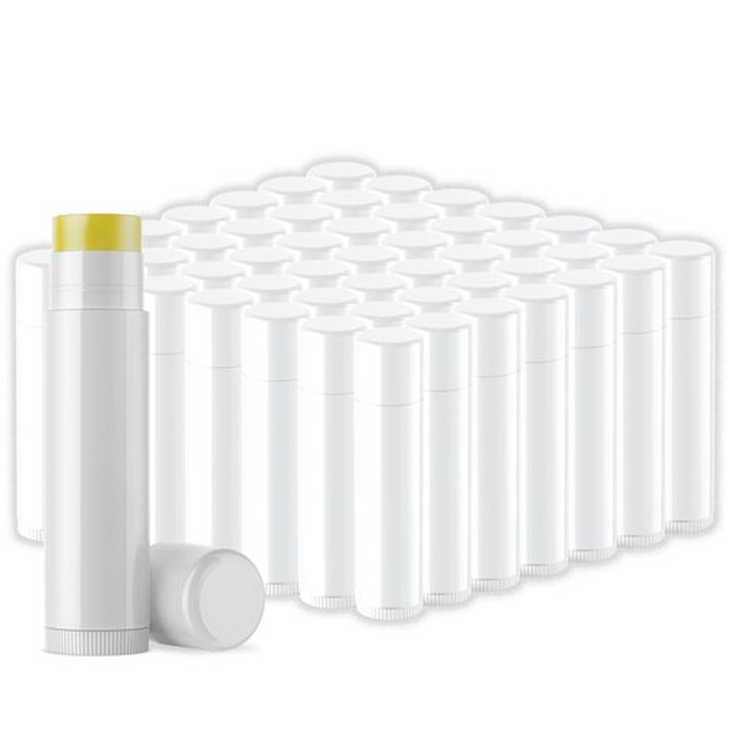 Beekeeper Made Natural Cherry Lip Balm Bulk, Unlabeled Filled, 50 Pack Add Your Own Labels