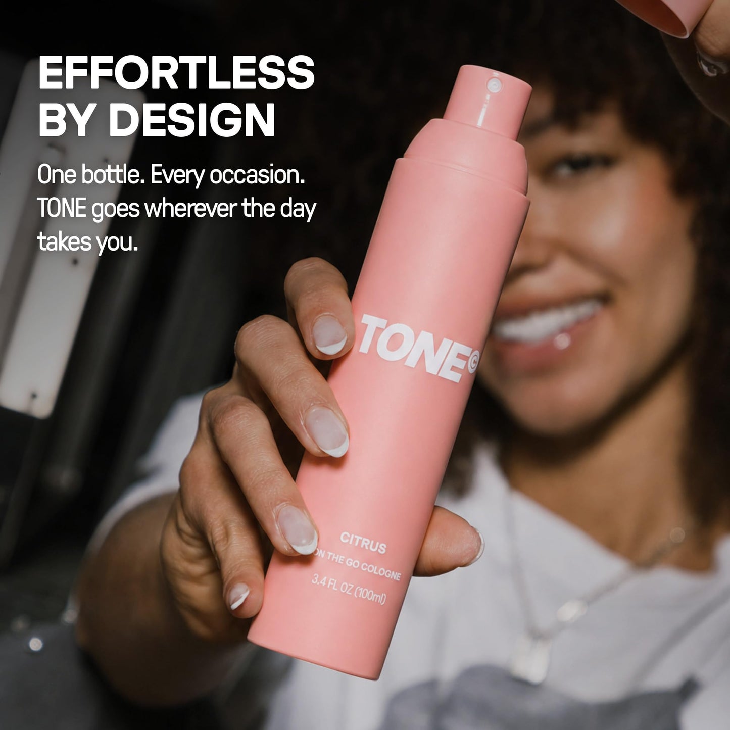 TONE Cologne & Body Mist for Men & Women | Citrus Cologne Spray | Notes of Grapefruit, Orange, and Pistachio | On The Go | Cologne and Perfume Mist, Travel Size Spray, 3.4 fl oz