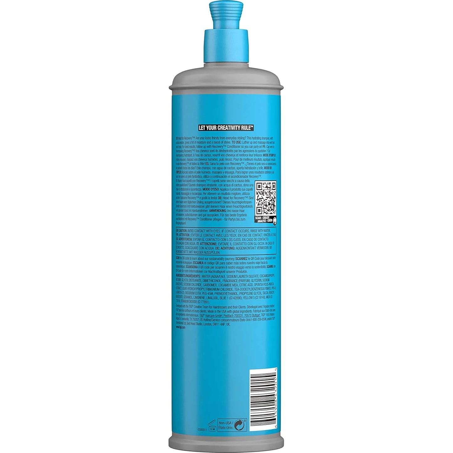 Bed Head Resurrection Shampoo for Damaged Hair - 13.53 fl oz (Pack of 2)