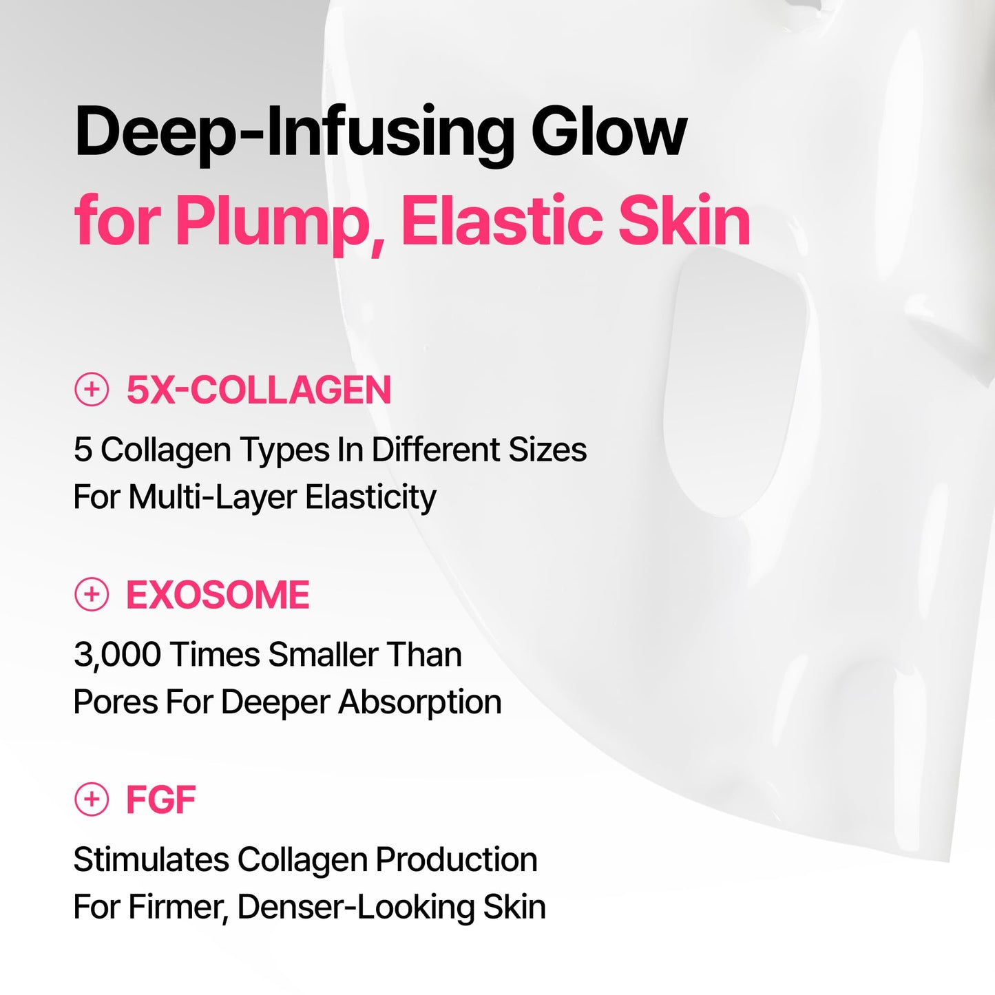 from medi+ Nano Step Collagen Melting Mask, Hydrating Overnight Hydrogel Mask, Glass Skin, Skin Firming & Radiance Boost, Plumping Improvement, Korean Skin Care, Gifts for Women, 4ea