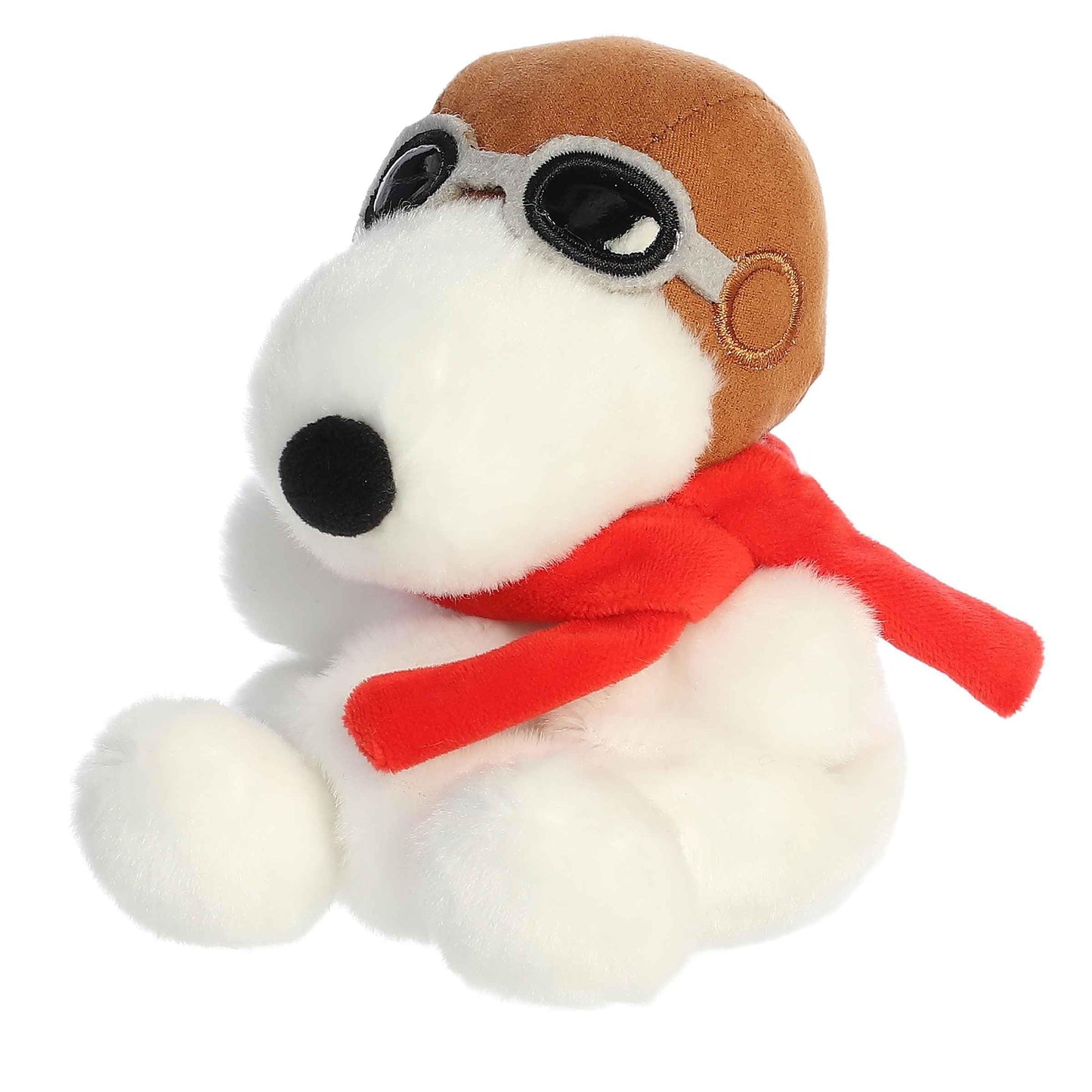 Aurora® Adorable Peanuts® Palm Pals™ Flying Ace Stuffed Animal - Officially Licensed Toys for All Snoopy Fans - Nostalgic Gift for Adults and Birthday Celebrations - White 5.5 Inches