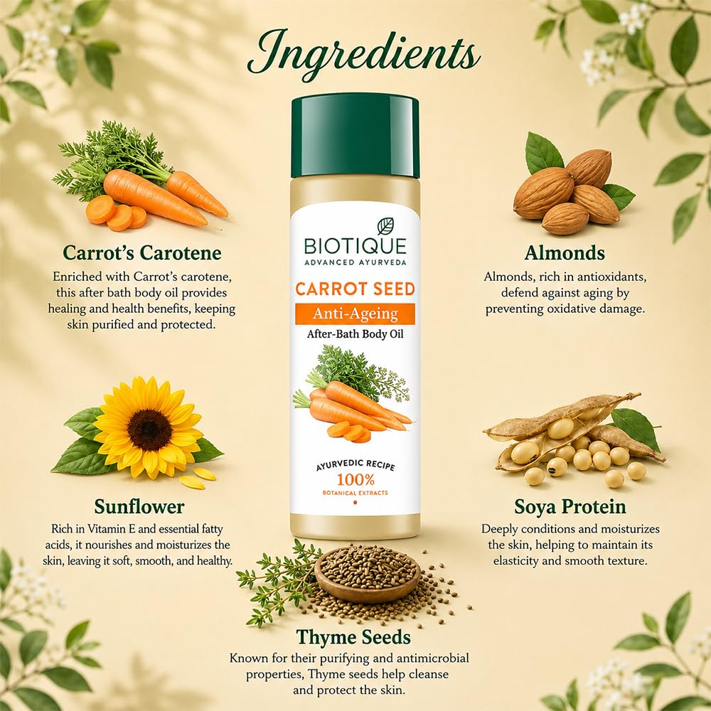 Biotique Carrot Oil Normal 120ml