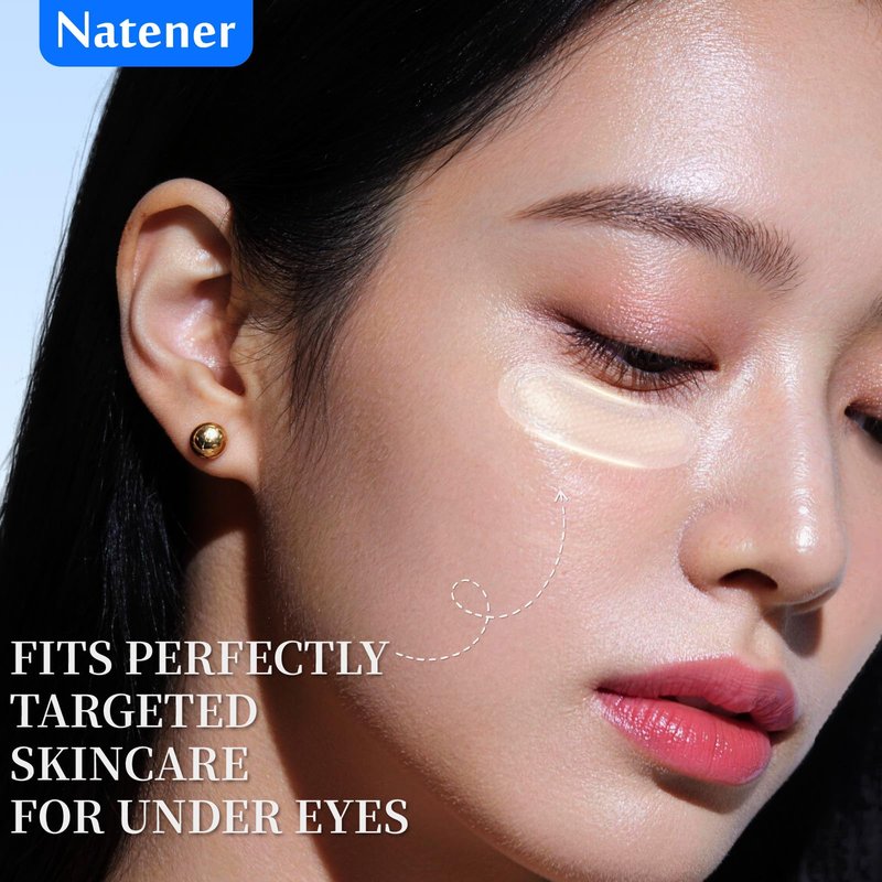 4 pairs PDRN & ECTOIN Micro Eye Patches, Under Eye Patches for Puffy eyes, Dark Circles & Wrinkle | Hyaluronic Acid, Kojic Acid, Collagen, Peptides, Vitamin C, Niacinamide - Korean Popular Eye Care