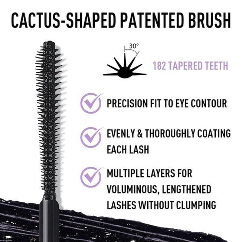 UCANBE Volumizing Mascara & Eyelash Remover Gift Set - Waterproof, Smudge-Proof Long-Lasting Black Mascara & Nourishing Lash Remover Eye Makeup Kit- Ideal Travel Companion, Gentle for Sensitive Eyes