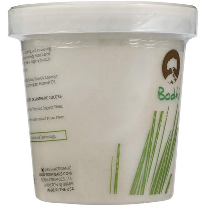 BODHI HANDMADE SOAP Lemongrass Whipped Soap, 14 OZ