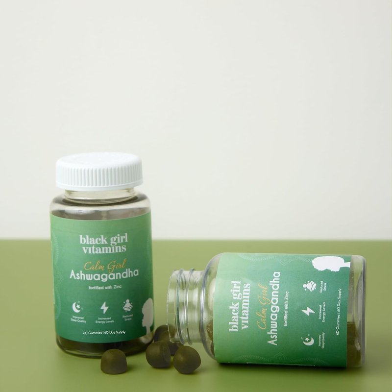 Calm Girl Ashwagandha + Zinc Gummies | Stress Support & Relaxation, Vegan Daily Supplement