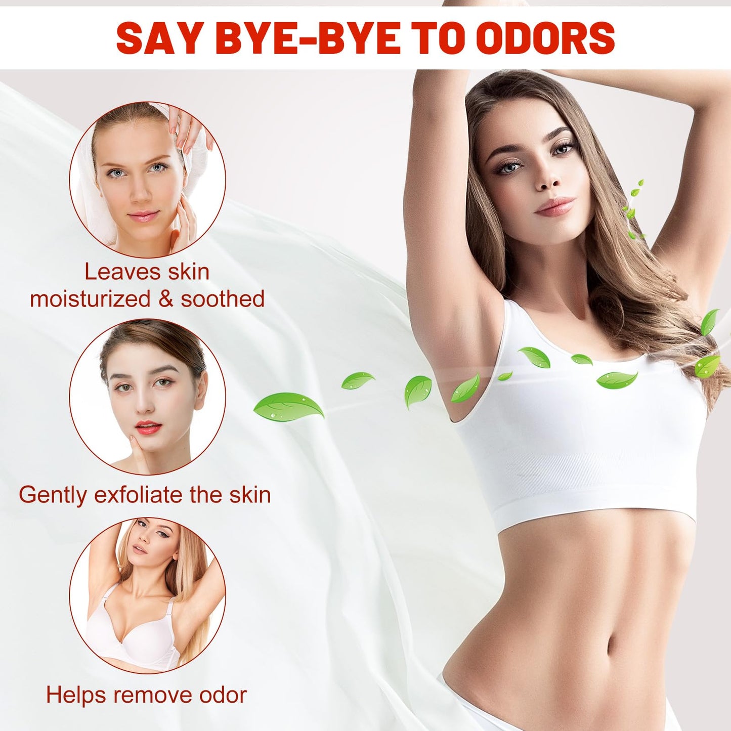 EKIVAO 6 PCS Persimmon Soap Bar for for Old People Smell, Natural Deodorant Body Bar Soap for Odor Control, Remove Strong Smell, Eliminating Odor Wash Soap for Women & Men