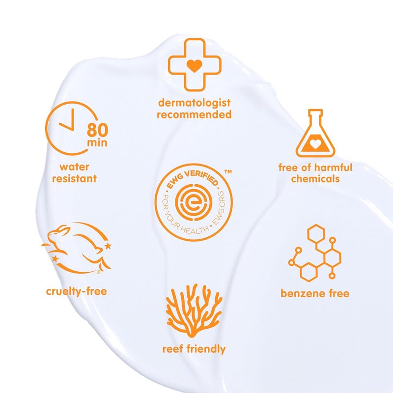 Thinkkids SPF 30 Mineral Sunscreen for Kids - Natural Vegan Clear Zinc Oxide | 6 fl oz, Water Resistant UVA/UVB Protection