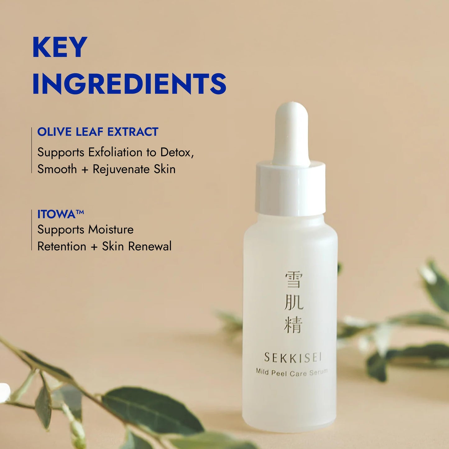 SEKKISEI CLEAR WELLNESS Mild Peel Care Face Serum, Moisturizing, 1 Ounce (30 ml)