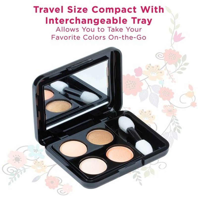 Vokai Makeup Kit Gift Set – 79 Piece - 32 Eye Shadows, 2 Blushes, 2 Lip Glosses, 2 Lipsticks, 2 Eye Liner Pencils, 1 Lip Liner Pencil, 1 Mascara - Case with Carrying Handle