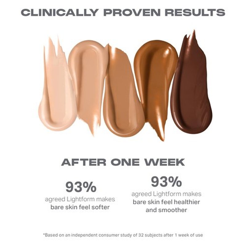 Morphe Lightform Liquid Foundation - Extended Hydration Foundation Makeup with a Lasting, Natural Radiant Finish - Long-Wearing Formula with Buildable, Medium Coverage - Rich 27N (1.01 fl oz)