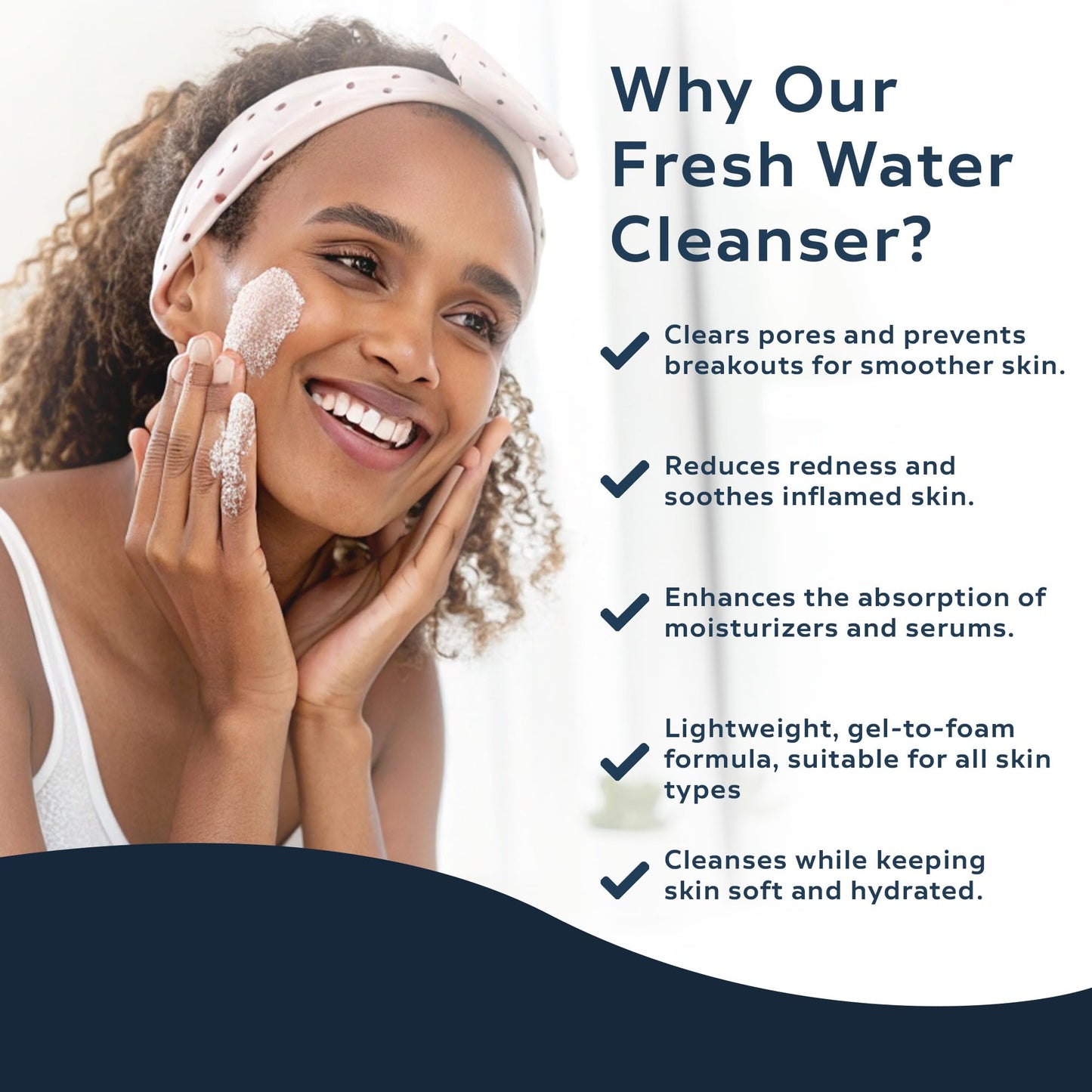 Neptune Skincare 3-Piece Bundle | Fresh Water Cleanser, Deep Sea Hydrate Moisturizer & Black Sea Mud Scrub | Deep Cleansing, Hydrating & Exfoliating | 100% Natural, EWG Verified | For All Skin Types