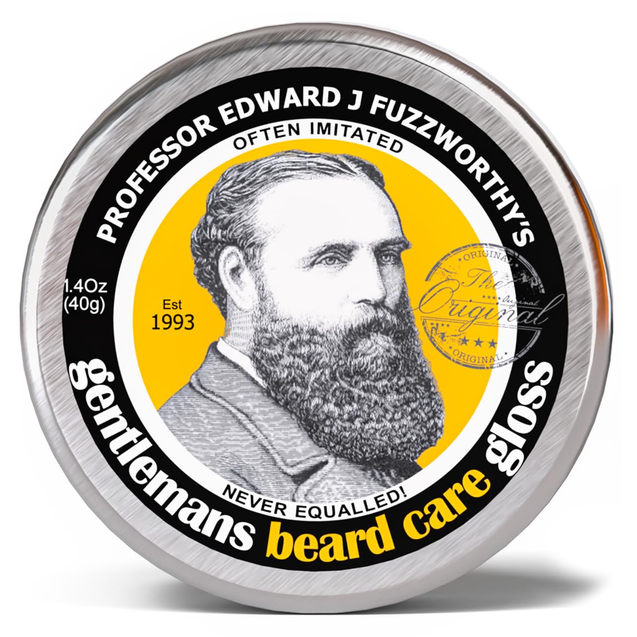 Professor Fuzzworthy Deluxe Beard Grooming Kit Gift Set for Men | 100% Natural Beard SHAMPOO Beard Balm & Beard Conditioner | Bass Beard Brush Boar Bristle | Organic Essential Plant Oils