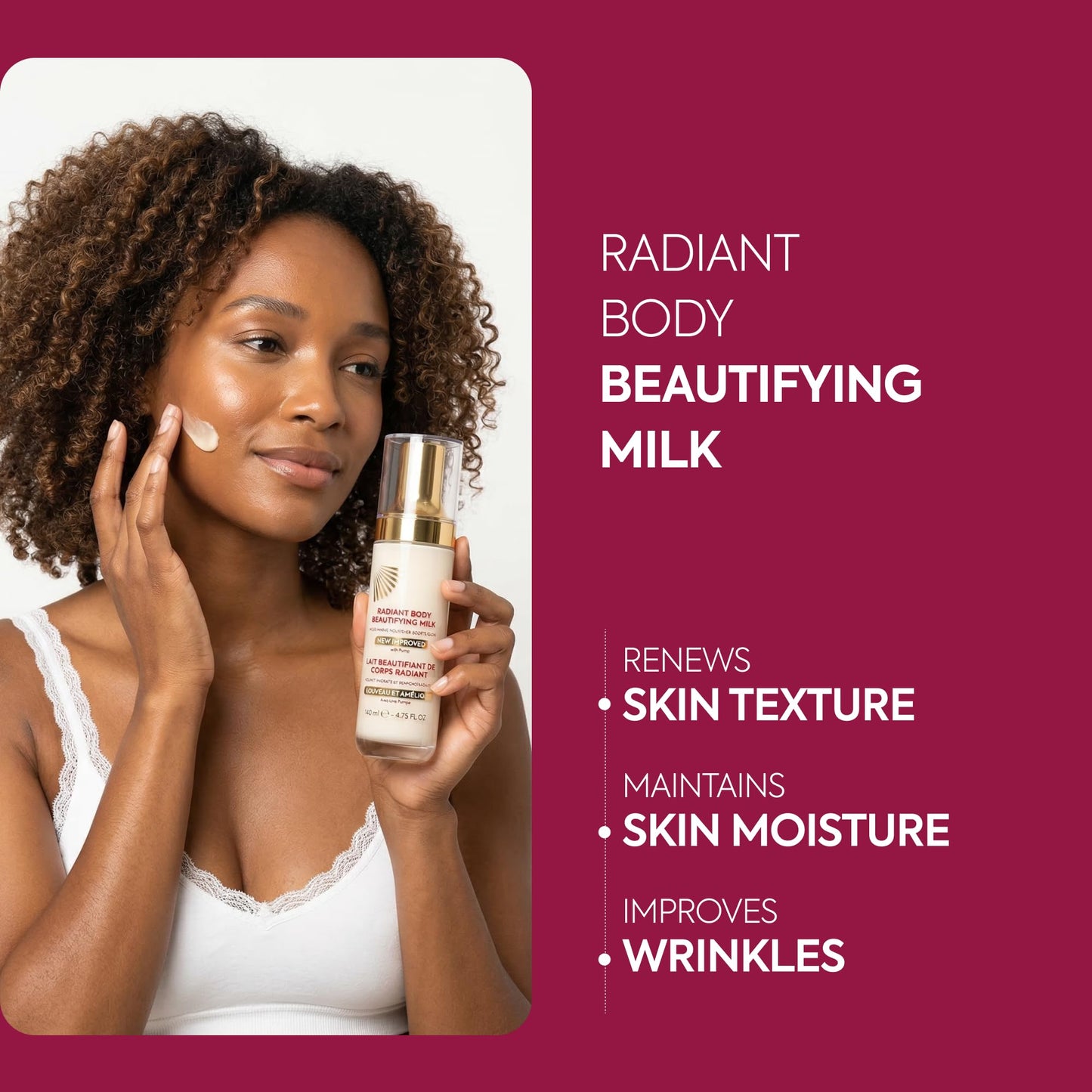 MAKARI Radiant Body Beautifying Milk (16.8 oz) | Brightening & Moisturizing Body Lotion | Helps Improve the Look of Spots & Uneven Tone | Supports a Glowing, Smooth Finish