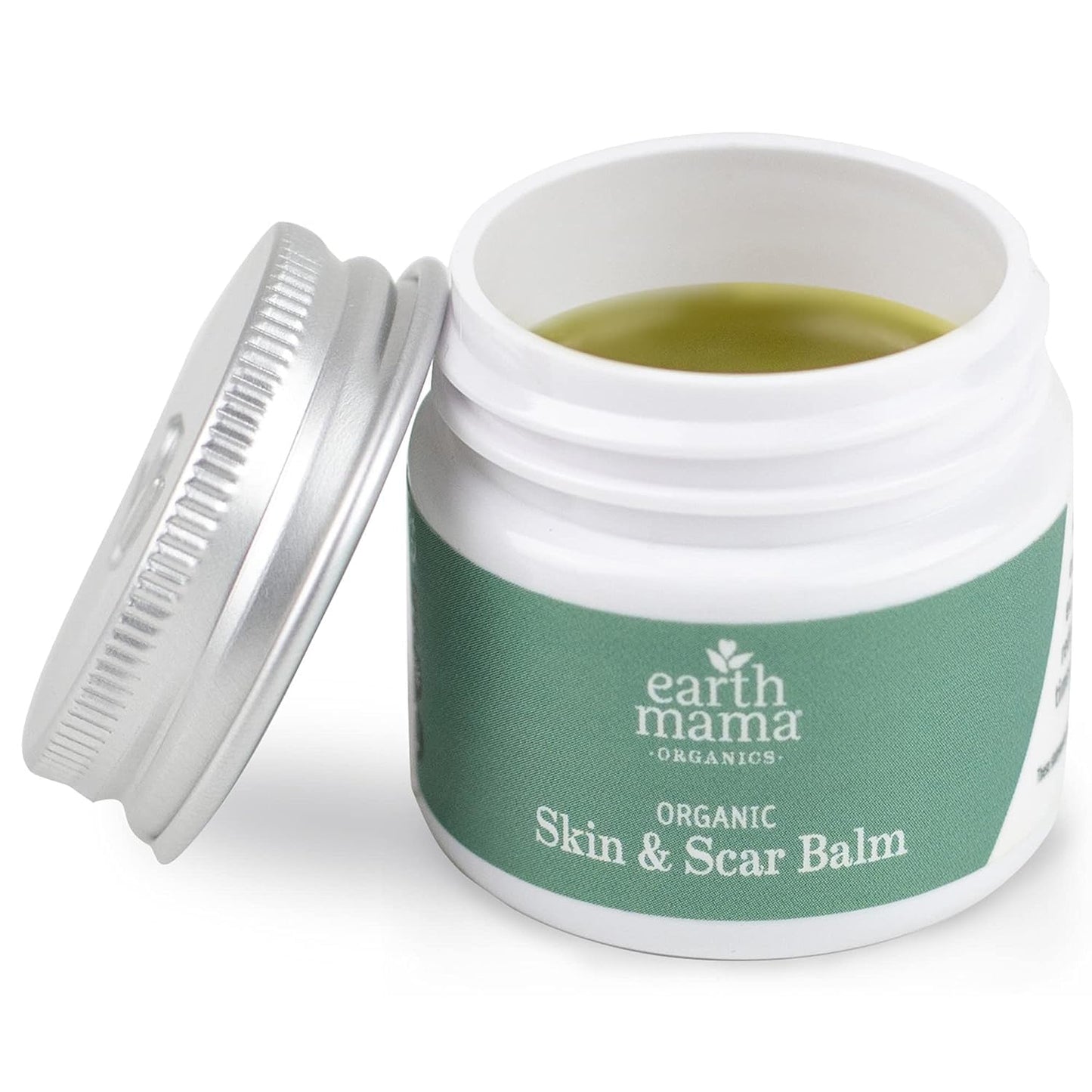Earth Mama Organic Skin & Scar Balm |C-Section Recovery Skin Care, Pregnancy Stretch Mark Scar Cream with Organic Jojoba Oil, Tamanu Oil & Gotu Kola