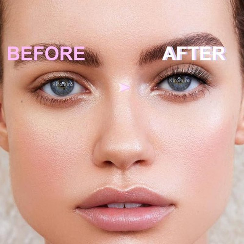 Kiromiro Natural Lashes Wispy Fake Eyelashes Nautal Look 10mm 3D Mink Lashes Extension Fluffy Strip Eyelashes Pack