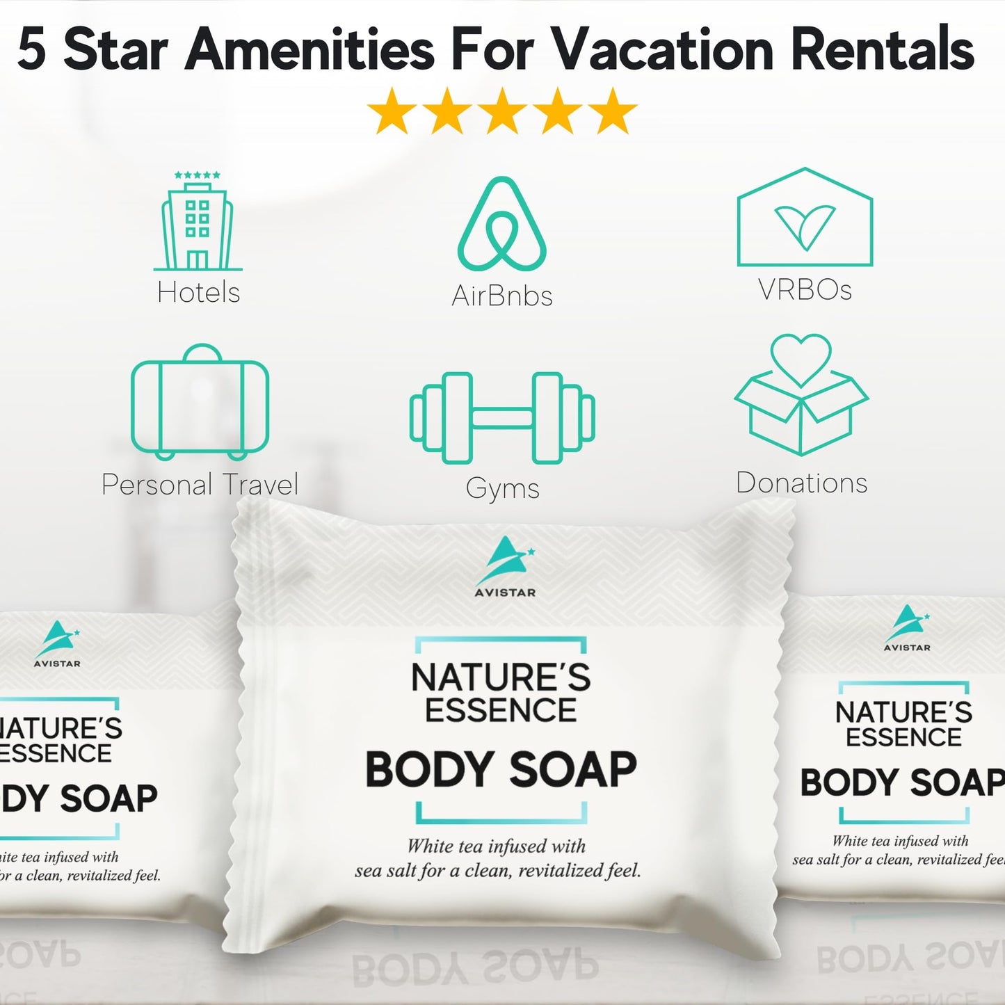 Bar Soap Bulk Individually Wrapped – 360 Pack 0.5 oz Mini Hotel Soap Bars Bulk – Travel Size Essential Toiletries for Hosts and Guests, Hotel, Hospitality, Shelters & Bathroom Amenities