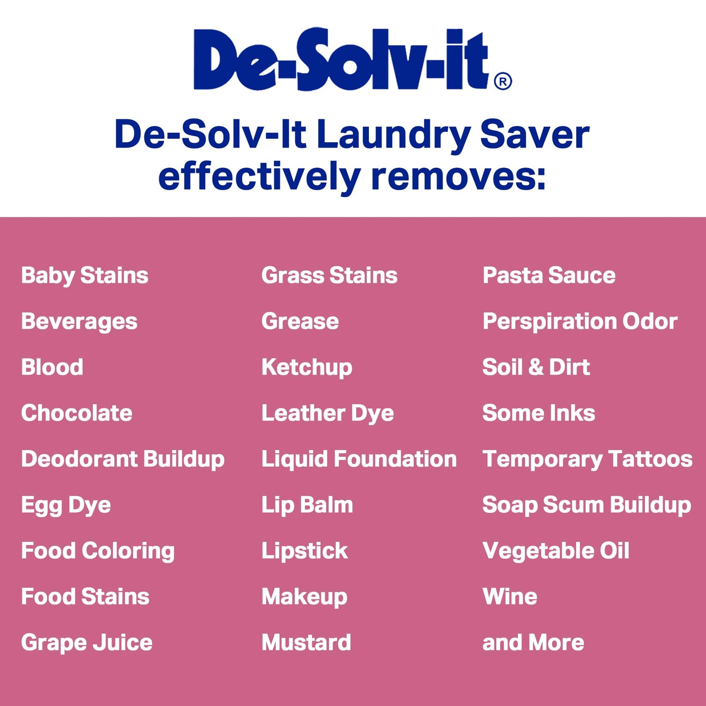 De-Solv-it Orange-Sol Laundry Saver, Instant Stain Remover for Laundry, Hair and Skin-Safe (12-Ounce)