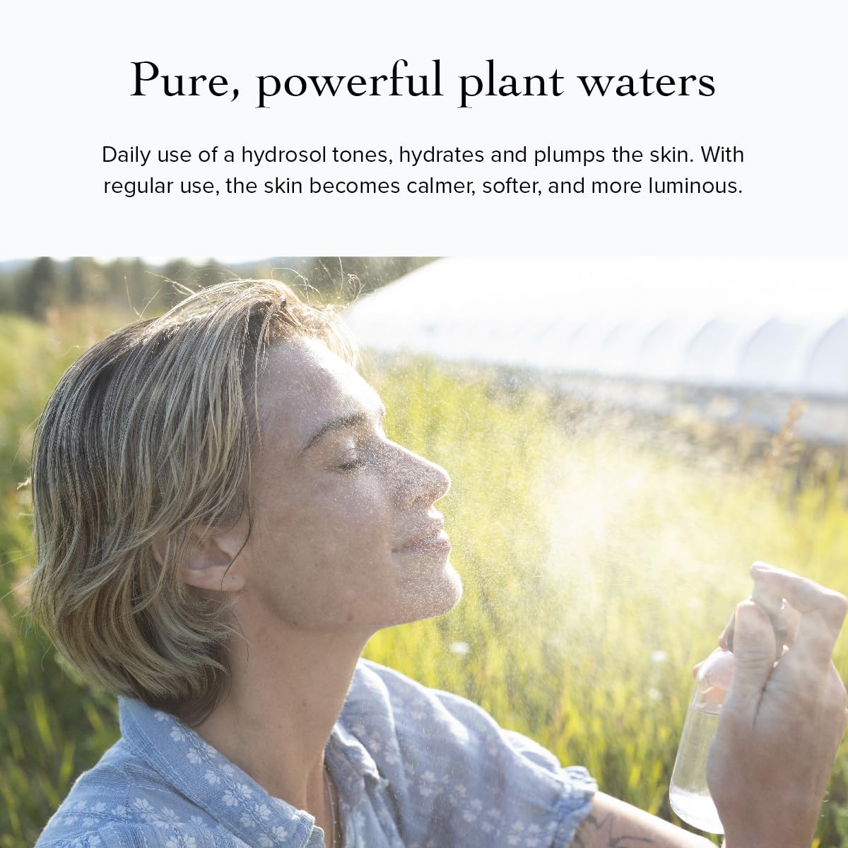 evanhealy Sonoma Rose Petal HydroSoul | Copper Distilled Hydrosol | Hydrating & Balancing Face Toner for Mature, Delicate, Fragile & Devitalized Skin
