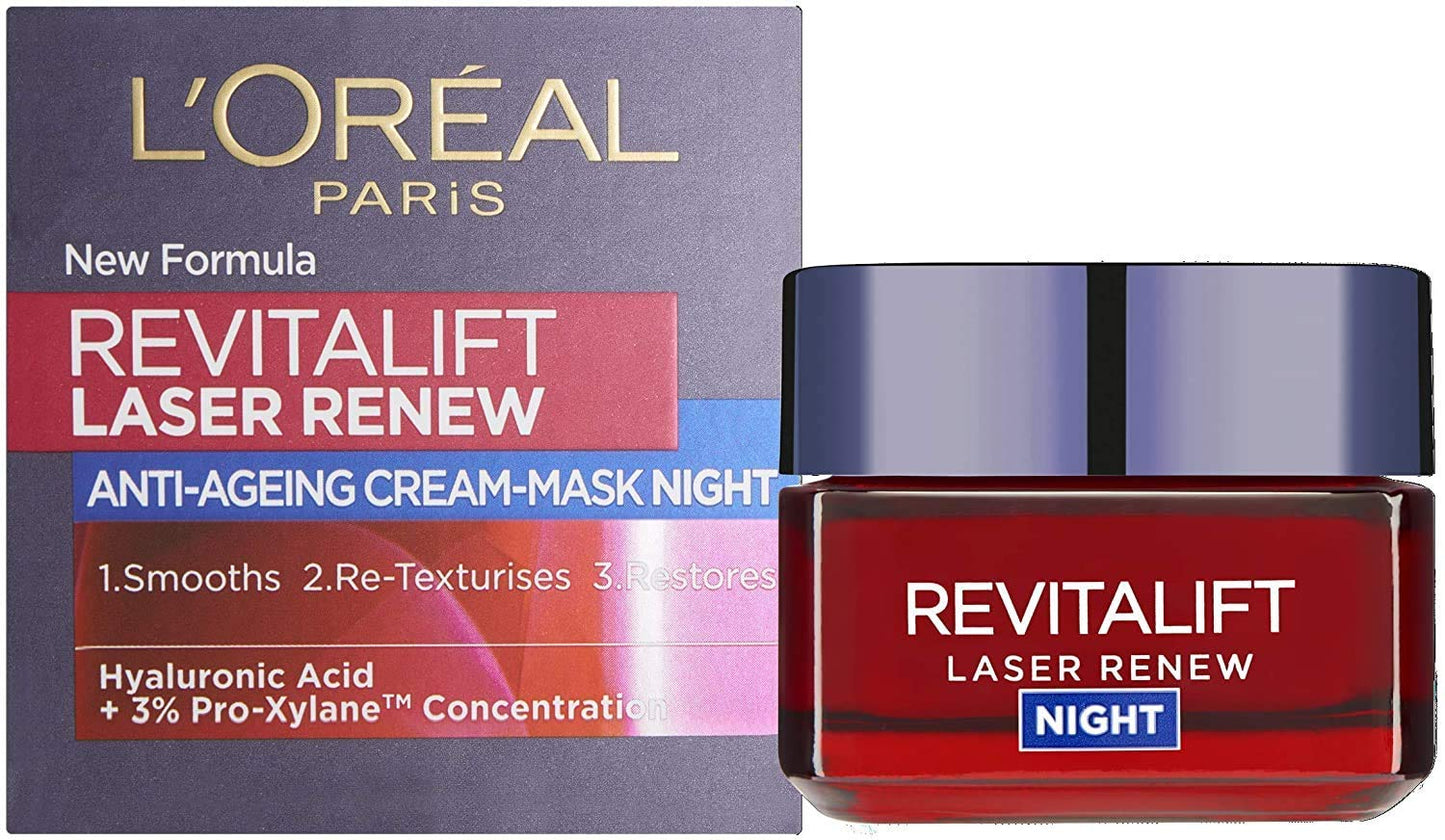 Revitalift Laser Renew Night Cream by L'Oreal Paris - 1.7 Oz Anti-Aging Moisturizer