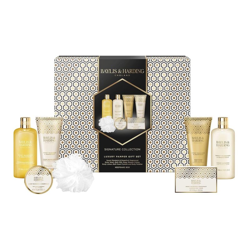Baylis & Harding Luxury Bath & Skincare Gift Set - Sweet Mandarin & Grapefruit | Perfect for Women