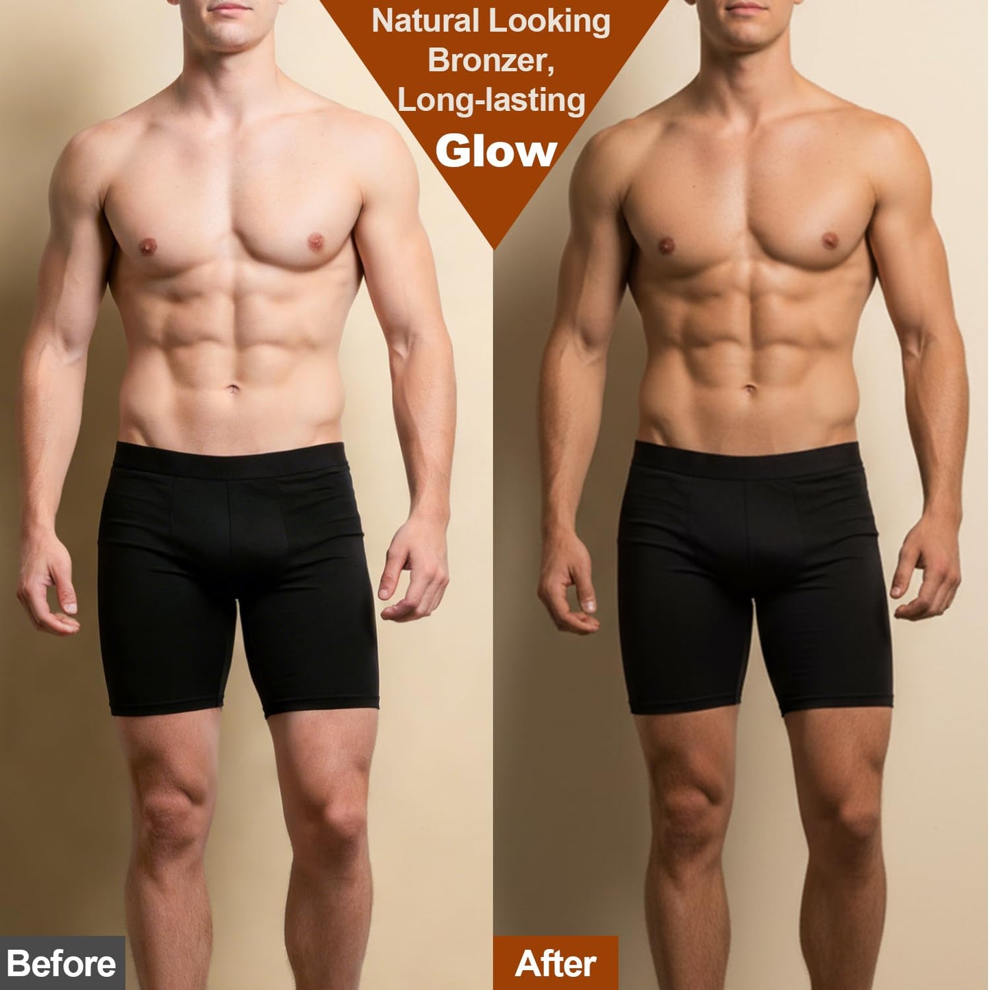 MythosFlow Self Tanner for Men Self Tanning Mousse with Mitt, Fast-Drying Sunless Tanner Foam for Face and Body, Natural Medium Bronze Quick Tan, Lightweight, Smooth Fade, 6.76 Fl Oz