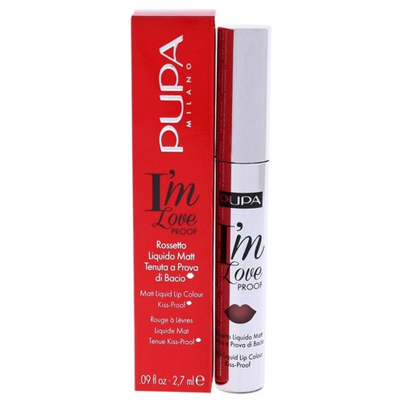 Pupa I Am Love Proof Matt Liquid Lip Color - 002 Delicate Nude Milano for Women - 0.09 oz Lipstick