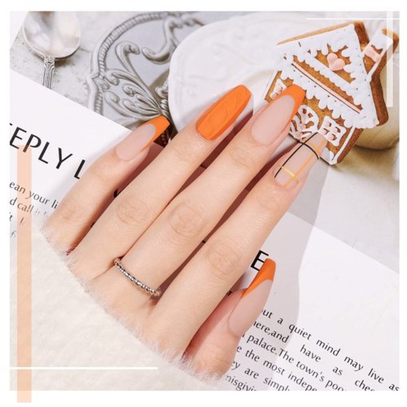 GAOY 23 Pcs Fall Gel Nail Polish Kit, Brown Colors UV Gel Nail Polish Set with Glossy & Matte Top Coat and Base Coat for Nail Art Home DIY Gel Nail Kit