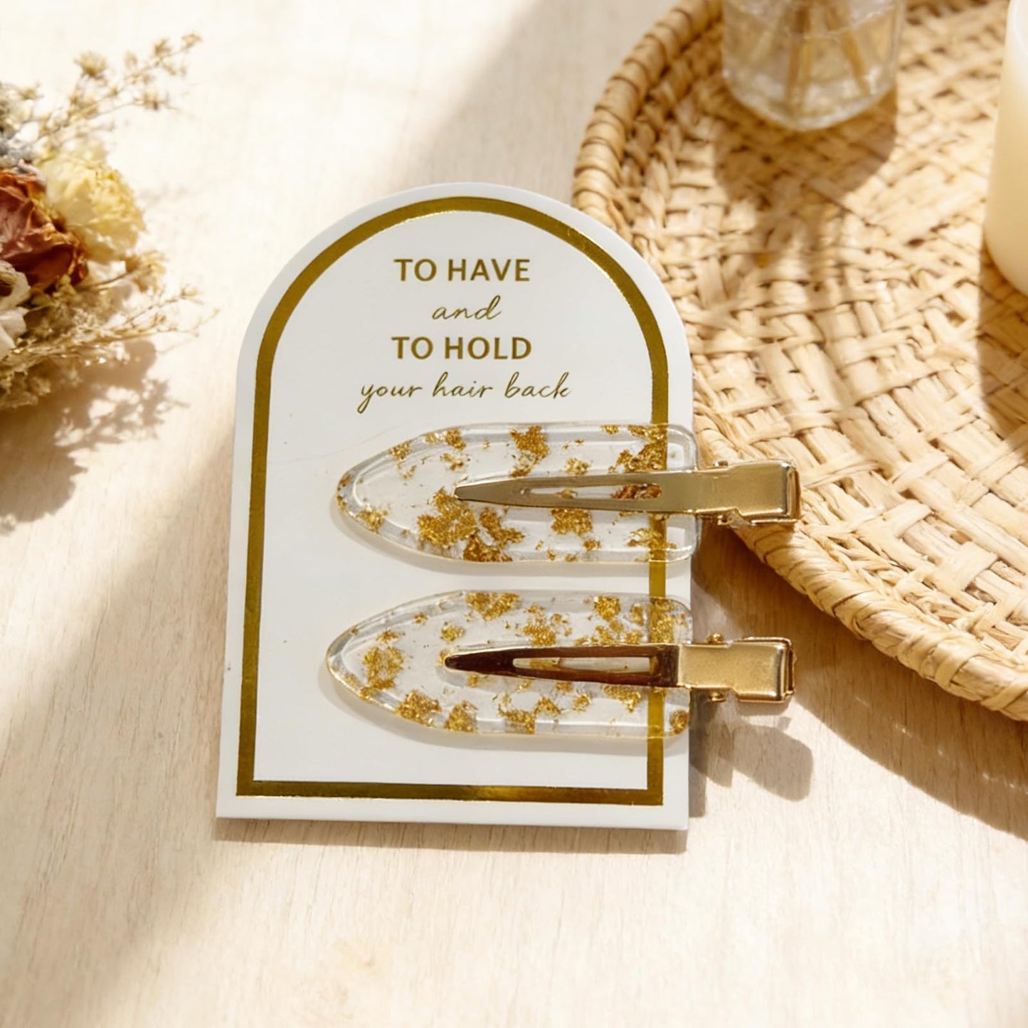 Bridesmaid Proposal Gifts Set of 4/6/8 Pairs Bridesmaid Earrings and Hair Clips I Couldn't Say I Do Without You Earring Cards Bridal Party Gifts for Bridesmaids Wedding Day
