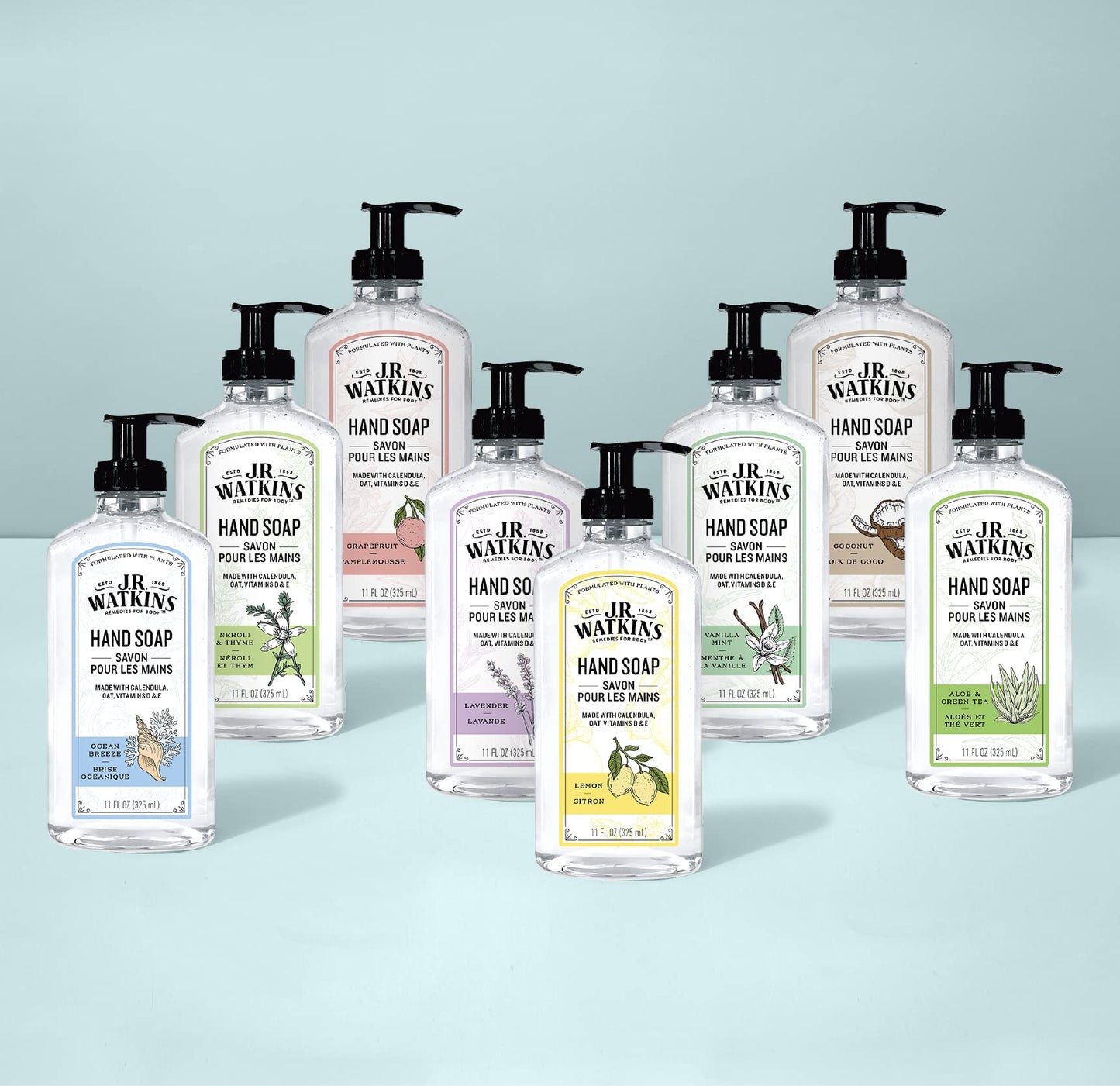 J.R. Watkins Hand Soap Ocean Breeze 11 Ounce