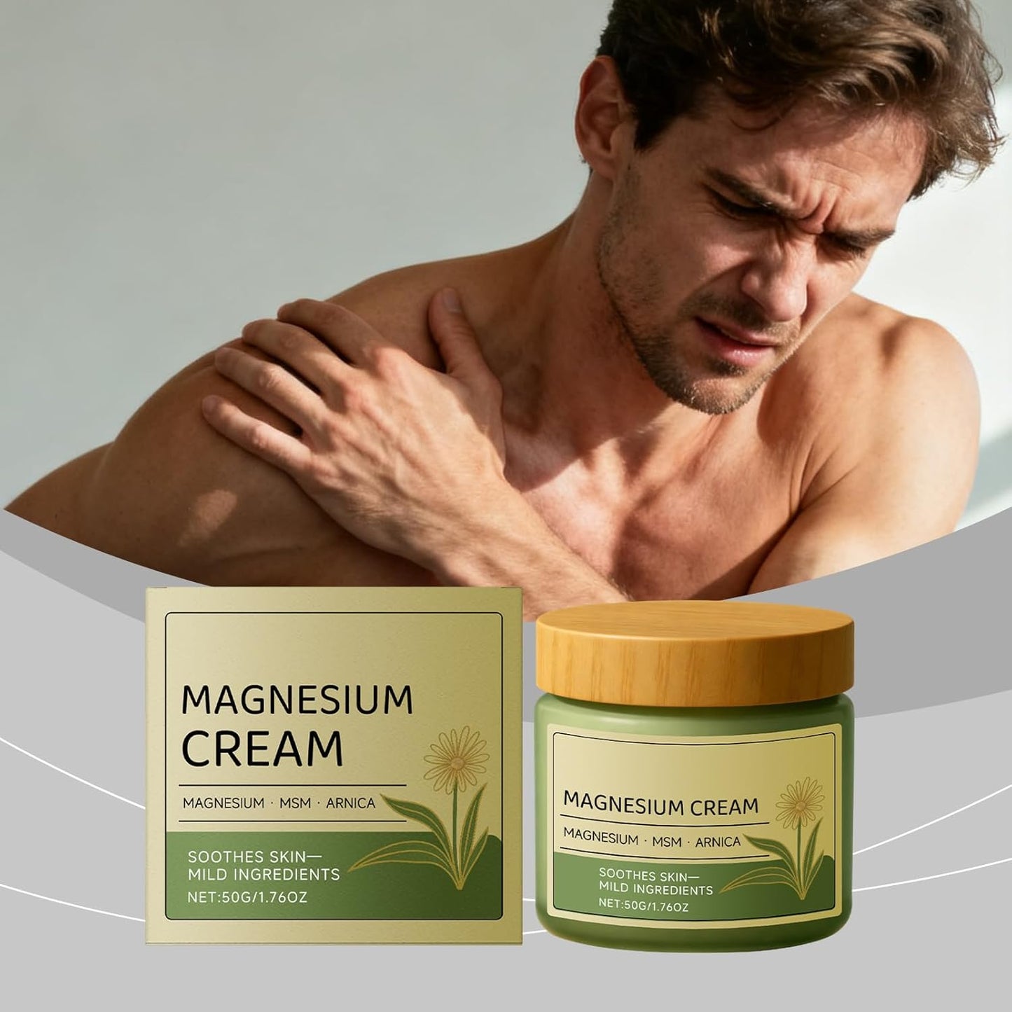 Magnesium Cream for Nerve Relief | Total Soothe with MSM & Arnica - 1 Piece