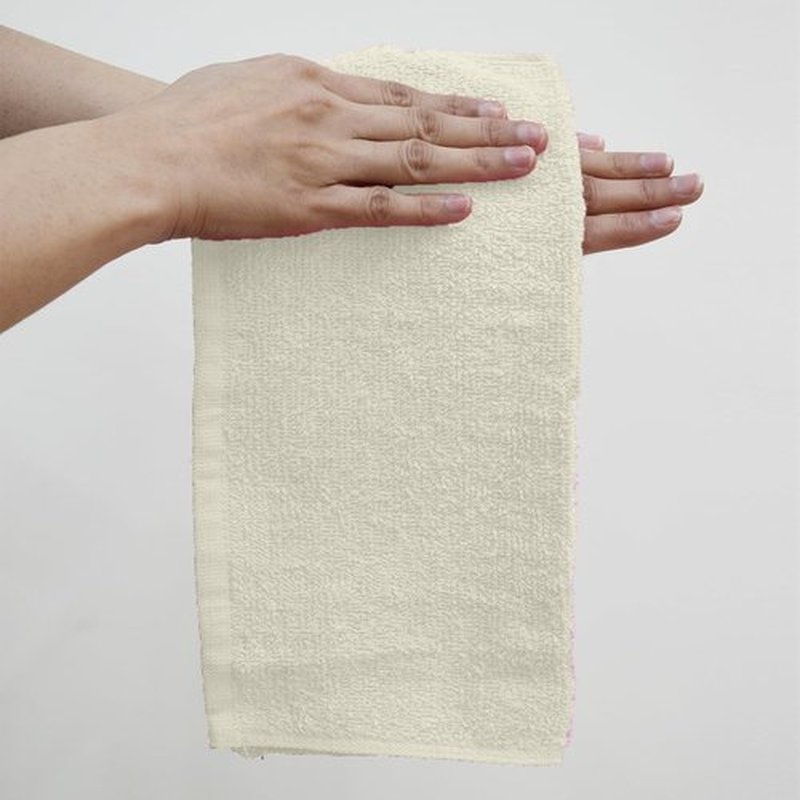 DAN RIVER 100% Cotton Washcloths 24 Pack Premium Quality Face and Body Cloth, Quick Dry Essential Towels for Bathroom, Hand, Kitchen & Cleaning, Baby Washcloths | 12X12 in | 400 GSM | Cannoli Cream