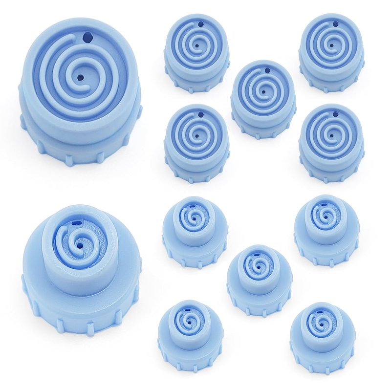 Face Care Skin Beauty Set - Silicone Water Scrub Tips (12 Pcs, Small & Large)