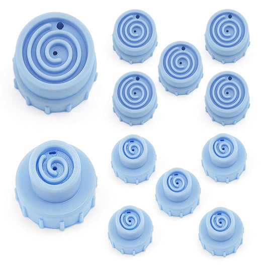 Face Care Skin Beauty Set - Silicone Water Scrub Tips (12 Pcs, Small & Large)