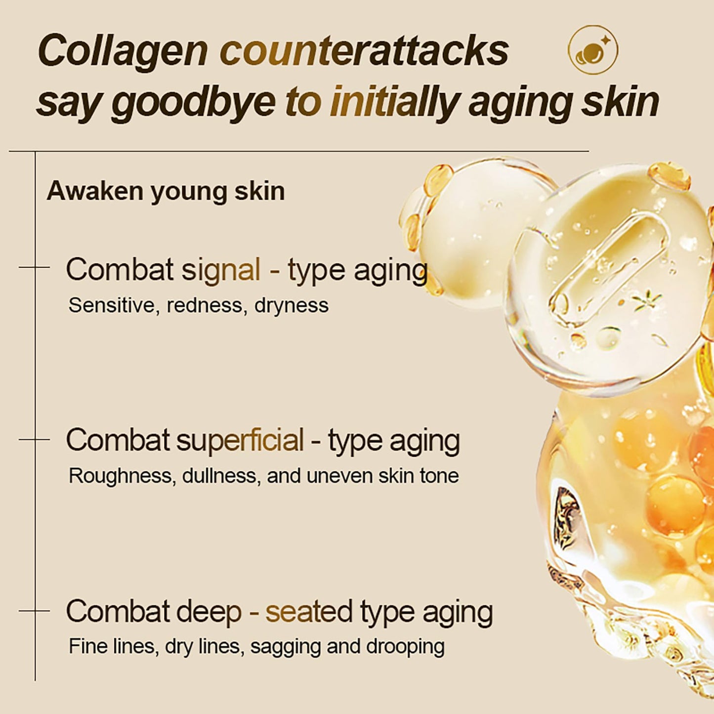 PORCOPE Facial Moisturizing Essence Oil - Facial repair, Anti-Aging and Moisturizing Facial Serum Contains Squalane Vitamin E and Plant Essential Oils Effectively Protect Your Skin (1 pack)