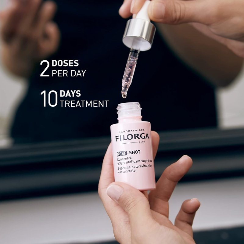 Filorga NCEF-Shot Anti-Aging Serum - Concentrated Wrinkle Reducer for Radiant, Firm Skin | 30ml